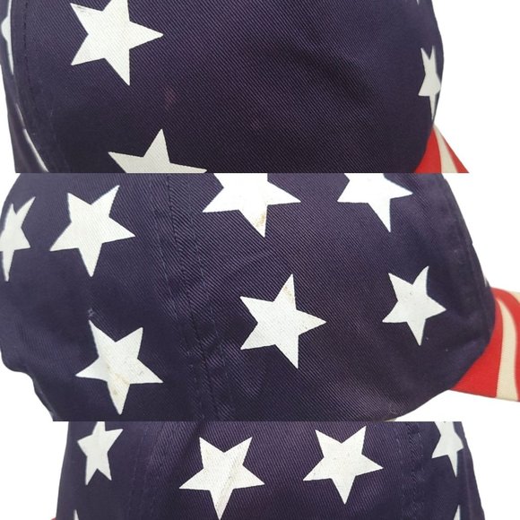Cobra Star Spangled Banner Flag Cap Snapback Cap Trucker Baseball Hat - Picture 4 of 13